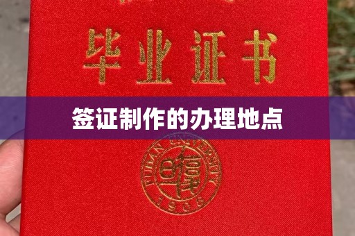 闵行签证制作的办理地点