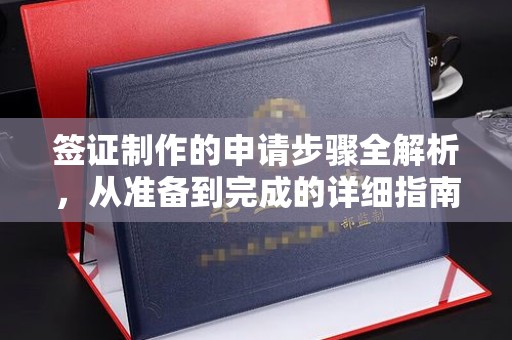 闵行签证制作的申请步骤全解析，从准备到完成的详细指南