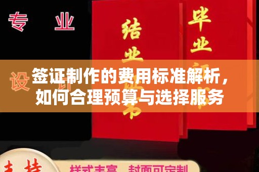 闵行签证制作的费用标准解析，如何合理预算与选择服务