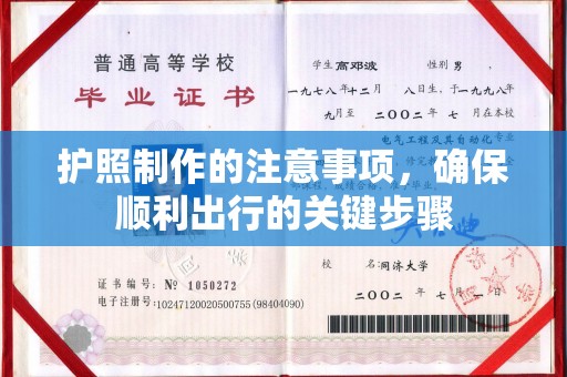 闵行护照制作的注意事项，确保顺利出行的关键步骤