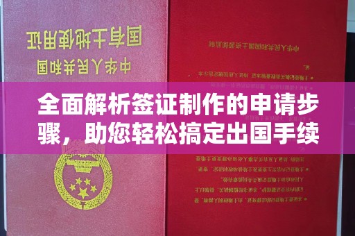 闵行全面解析签证制作的申请步骤，助您轻松搞定出国手续